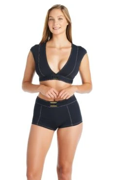 A Fine Line Cap Sleeve Bikini Top -Bleu Rod Beattie Sales bleu rod a fine line bikini top cap sleeve bikini top afl 35118908932271