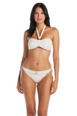 A Fine Line Bandeau Tie Back Bandeau Bikini Top -Bleu Rod Beattie Sales bleu rod a fine line top halter tie back bandeau bikini top afl 35118913061039