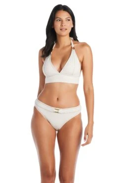 A Fine Line Halter V Neck Bikini Top -Bleu Rod Beattie Sales bleu rod a fine line top halter v neck bikini top afl 35118916403375