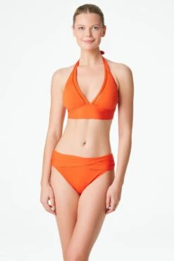 Behind The Seams Halter Tie Back Bikini Top -Bleu Rod Beattie Sales bleu rod behind the seams top halter tie back bikini top bs 34321524588719