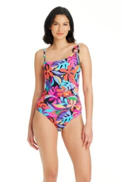 Bold Rush One Shoulder One Piece Swimsuit -Bleu Rod Beattie Sales bleu rod boldrush 1 pc bold rush one shoulder one piece swimsuit 36103742226607 1