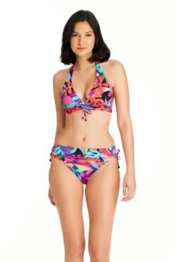 Bold Rush Halter V Neck Bikini Top -Bleu Rod Beattie Sales bleu rod boldrush bikini top bold rush halter v neck bikini top 36103699136687