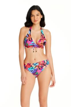 Bold Rush Halter V Neck Bikini Top -Bleu Rod Beattie Sales bleu rod boldrush bikini top bold rush halter v neck bikini top 36103702249647