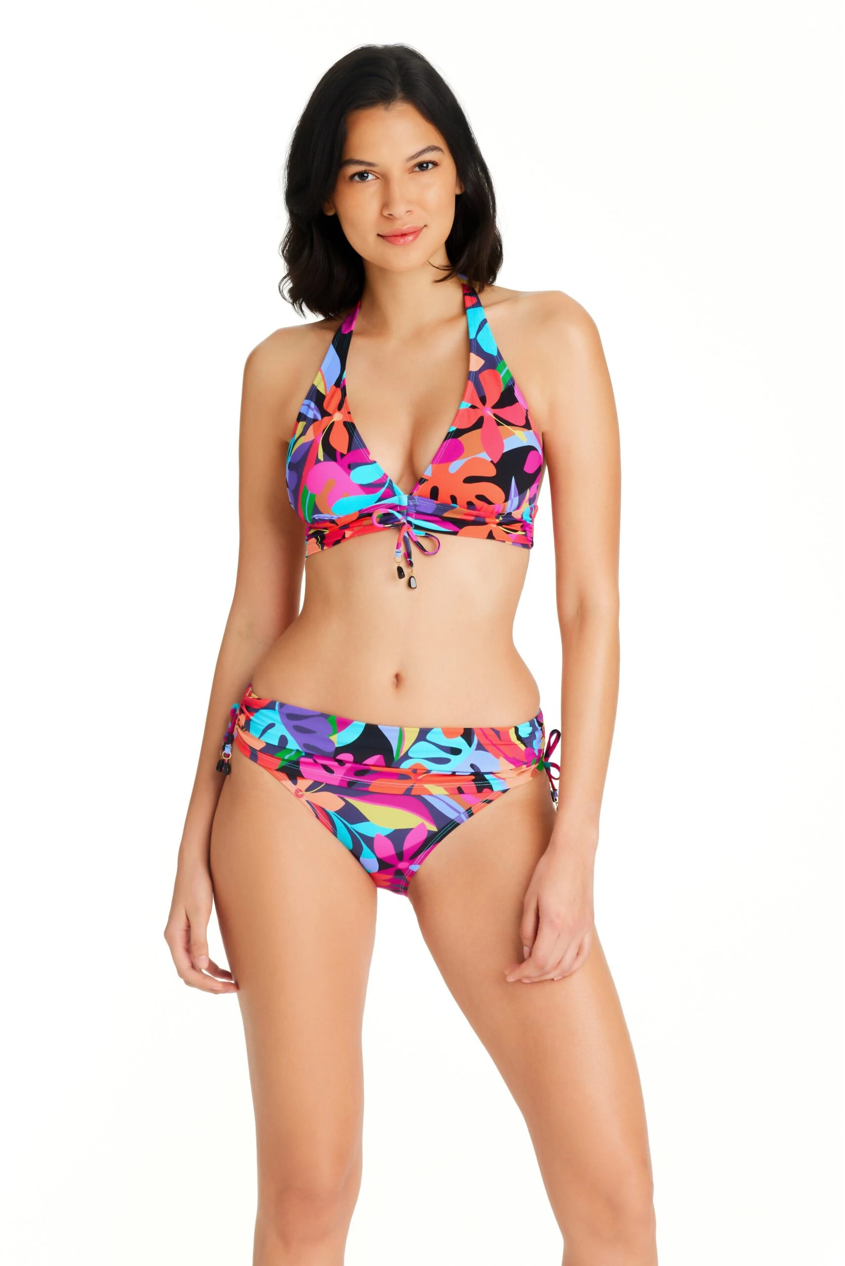 Bold Rush Shirred Side Sarong Hipster Bikini Bottom 5 Bold Rush Shirred Side Sarong Hipster Bikini Bottom - Image 3