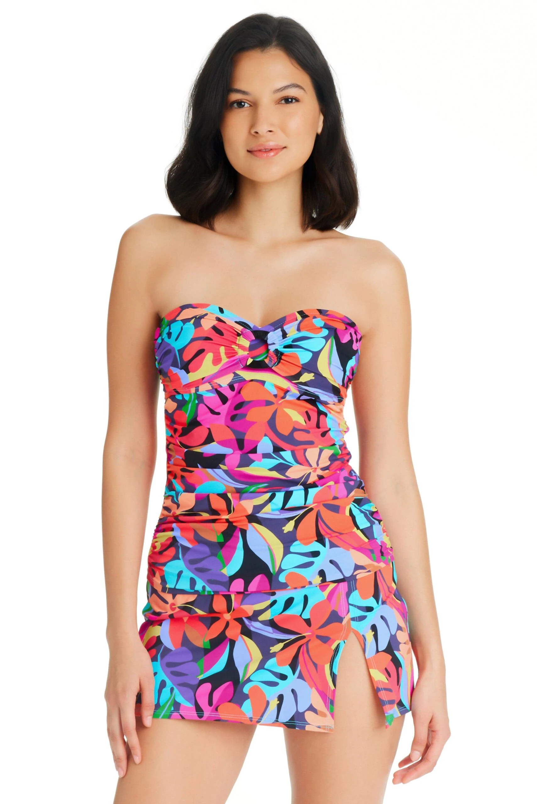 Bold Rush Strapless Bandeau Tankini Top 3 Bold Rush Strapless Bandeau Tankini Top