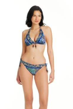 By The Sea Tie Side Bikini Bottom -Bleu Rod Beattie Sales bleu rod bythesea bottom 4 by the sea multi by the sea tie side bikini bottom 36109796245679