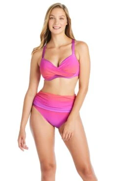 Cool Breeze Underwire D Cup Bikini Top -Bleu Rod Beattie Sales bleu rod cool breeze dcup underwire bikini top d cup cb 35113640820911