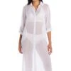 Easy Does It Long Shirt Cover Up -Bleu Rod Beattie Sales bleu rod easy does it shirt cover up white s long chiffon boy shirt swim cover up ed 35175382876335
