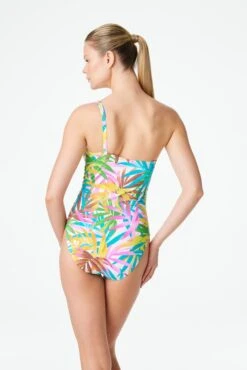 Fantasy Island Shirred One Shoulder One Piece Swimsuit - BLEU EXCLUSIVE -Bleu Rod Beattie Sales bleu rod fantasy island 1 pc one piece swimsuit shirred one shoulder fi 34805886910639
