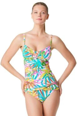 Fantasy Island Floating Underwire Tankini Top