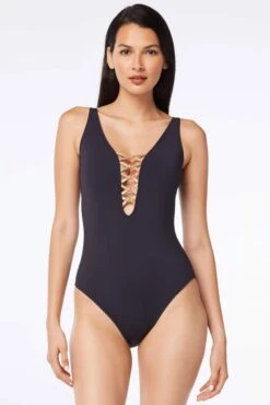 Kore One Piece Low Lace Down Swimsuit