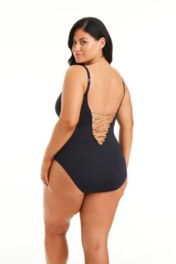 Kore One Piece High Neck Lace Down Swimsuit, Plus 9 Kore One Piece High Neck Lace Down Swimsuit, Plus -Bleu Rod Beattie Sales bleu rod kore 1 pc one piece high neck lace down swimsuit plus kn23 35265746731183