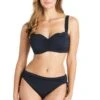 Kore Underwire D Cup Shirred Bandeau Bikini Top -Bleu Rod Beattie Sales bleu rod kore dcup kore underwire d cup shirred bandeau bikini top 36445267984559