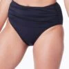 Kore Shirred Fold Over High Waist Bikini Bottom -Bleu Rod Beattie Sales bleu rod kore high waist bottom kore shirred fold over high waist bikini bottom 36444610461871