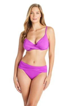 Kore Sarong Hipster Bikini Bottom -Bleu Rod Beattie Sales bleu rod kore sarong bikini bottom 4 purple crush kore sarong hipster bikini bottom 35547728937135