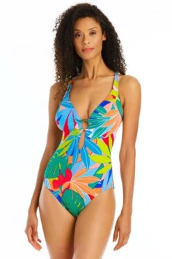 Life Of The Party Plunge One Piece Swimsuit