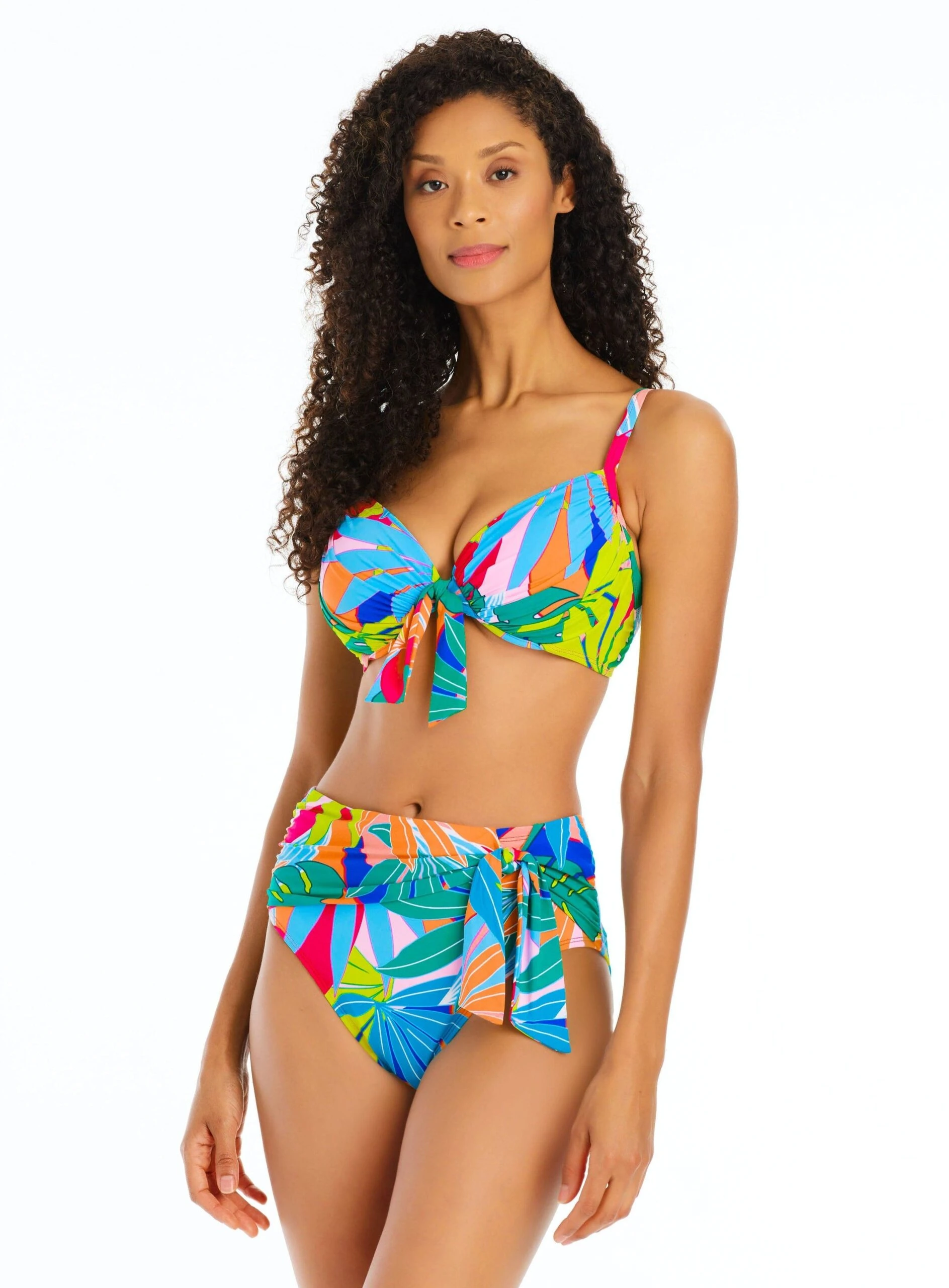 Life Of The Party Draped High Waisted Bikini Bottom 4 Life Of The Party Draped High Waisted Bikini Bottom - Image 2