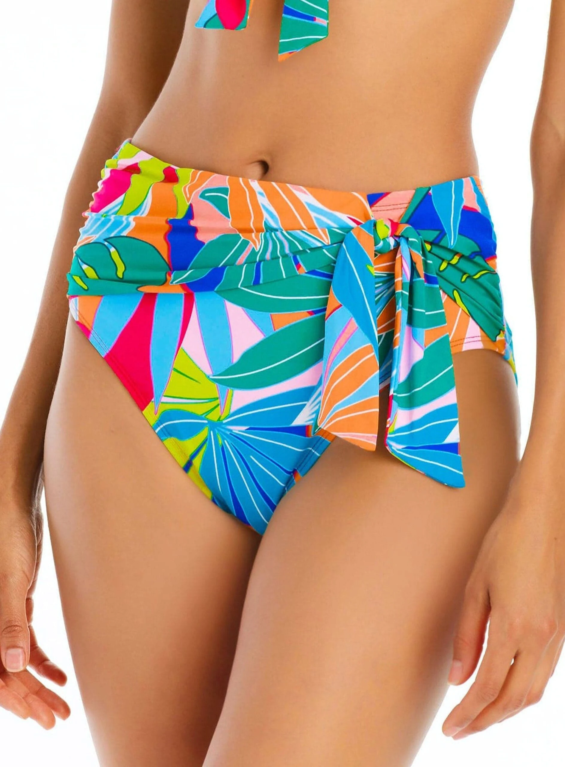 Life Of The Party Draped High Waisted Bikini Bottom 3 Life Of The Party Draped High Waisted Bikini Bottom