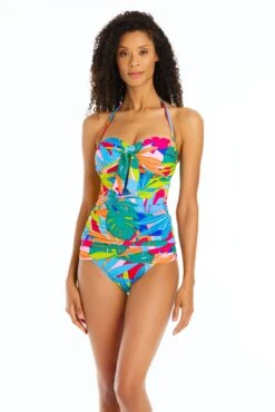 Life Of The Party Draped Bandeau Tankini Top -Bleu Rod Beattie Sales bleu rod life of the party tankini life of the party draped bandeau tankini top 35770055852207 1