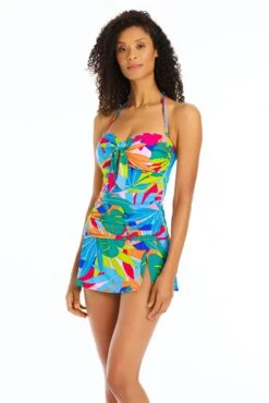 Life Of The Party Draped Bandeau Tankini Top -Bleu Rod Beattie Sales bleu rod life of the party tankini life of the party draped bandeau tankini top 35770056016047 1