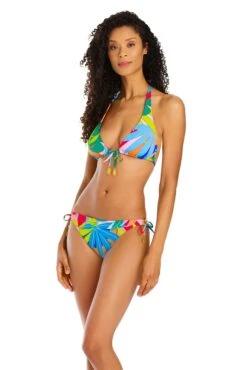 Life Of The Party Halter Triangle Bikini Top -Bleu Rod Beattie Sales bleu rod life of the party top 4 lop multi life of the party halter triangle bikini top 35770091471023