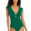 Ring Me Up One Piece Cap Sleeve Swimsuit -Bleu Rod Beattie Sales bleu rod mu23 1 pc ring me up one piece cap sleeve swimsuit 36447895322799