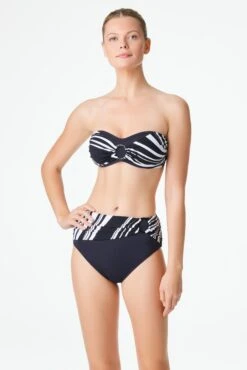 New Wave High Waisted Draped Bikini Bottom -Bleu Rod Beattie Sales bleu rod new wave high waist bottom high waisted draped bikini bottom 34362145603759