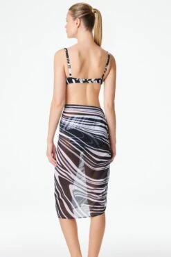 New Wave Pareo Cover Up -Bleu Rod Beattie Sales bleu rod new wave pareo cover up chiffon pareo swim cover up nw 34362199834799