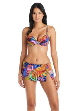 Night Safari Underwire Twist Bikini Top -Bleu Rod Beattie Sales bleu rod night safari bikini top underwire over the shoulder twist bikini top ns 35113783427247