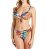 Night Safari Underwire Tie Front D Cup Bikini Top