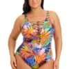Night Safari Plunge Lace Down One Piece Swimsuit Plus 1 Night Safari Plunge Lace Down One Piece Swimsuit Plus -Bleu Rod Beattie Sales bleu rod night safari plus 1 pc night safari plunge lace down one piece swimsuit plus 36447929598127