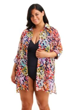 Bleu Rod Beattie Sales -Bleu Rod Beattie Sales bleu rod party animal plus shirt cover up chiffon boy shirt swim cover up plus pa 35211644108975 1