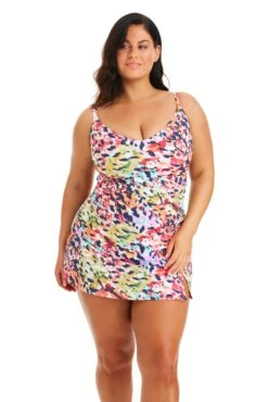 Party Animal Scoop Neck Tankini Top Plus -Bleu Rod Beattie Sales bleu rod party animal plus tankini scoop neck tankini over the shoulder plus pa 35211653546159
