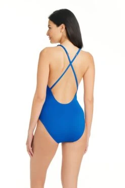 Ring Master V Neck One Piece Swimsuit -Bleu Rod Beattie Sales bleu rod ring master 1 pc ring master v neck one piece swimsuit 36104449818799