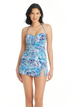 Shady Days Draped Bandeau Tankini Top -Bleu Rod Beattie Sales bleu rod shady days tankini shady days draped bandeau tankini top 36104529871023