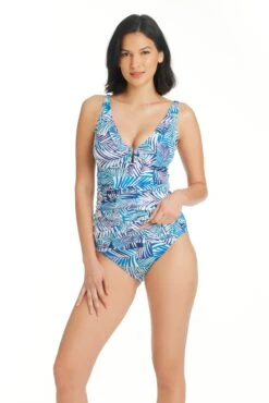 Shady Days Plunge U Tankini Top -Bleu Rod Beattie Sales bleu rod shady days tankini shady days plunge u tankini top 36104540618927