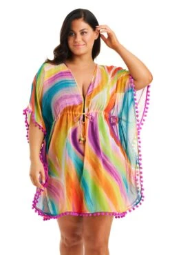 Splash Out Caftan Cover Up Plus