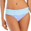 Stripe Tease Hipster Fold Over Bikini Bottom -Bleu Rod Beattie Sales bleu rod stripe tease sarong bikini bottom stripe tease hipster fold over bikini bottom 36444533817519