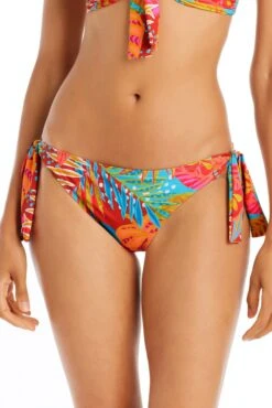 The Heat Is On Tie Side Brief Hipster Bikini Bottom