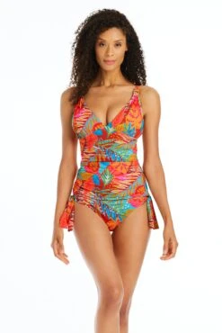 The Heat Is On Plunge Tankini Top -Bleu Rod Beattie Sales bleu rod the heat is on tankini the heat is on plunge tankini top 35797513961647