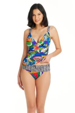 The Mix Plunge Halter Tankini Top -Bleu Rod Beattie Sales bleu rod themix tankini the mix plunge halter tankini top 36109956350127