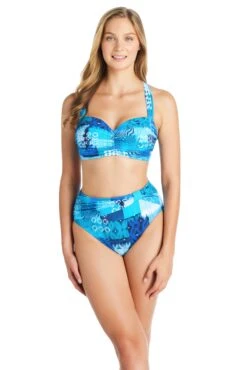 Too Hot To Handle Bandeau Underwire D Cup Bikini Top -Bleu Rod Beattie Sales bleu rod too hot to handle d cup bandeau underwire d cup bikini top th 35113844179119