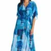 Too Hot To Handle Long Open Front Dress Cover Up -Bleu Rod Beattie Sales bleu rod too hot to handle dress cover up long chiffon open front dress kimono swim cover up th 35113889300655