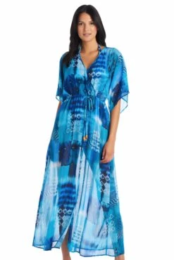 Too Hot To Handle Long Open Front Dress Cover Up