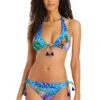 Tropical Flight Halter Triangle Bikini Top -Bleu Rod Beattie Sales bleu rod tropical flight top tropical flight halter triangle bikini top 36445429858479