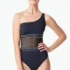 Off The Grid One Shoulder One Piece Swimsuit -Bleu Rod Beattie Sales blue rod fsale 1 pc off the grid one shoulder one piece swimsuit 36448387203247