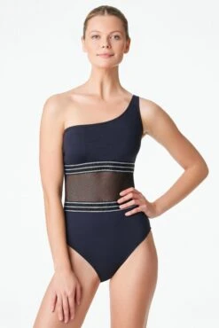 Off The Grid One Shoulder One Piece Swimsuit