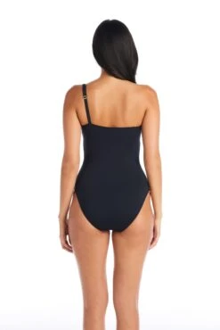 Let's Get Twisted Shirred One Shoulder One Piece Swimsuit 15 Let's Get Twisted Shirred One Shoulder One Piece Swimsuit -Bleu Rod Beattie Sales blue rod let s get twisted 1 pc one shoulder twist one piece swimsuit lgt 35181449117871