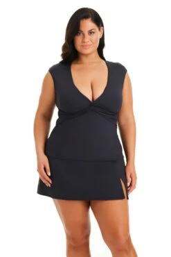 Bleu Rod Beattie Sales -Bleu Rod Beattie Sales blue rod let s get twisted tankini cap sleeve tankini top plus lgt 35211725242543 1